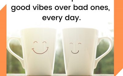 Good vibes are contagious, but so are bad ones